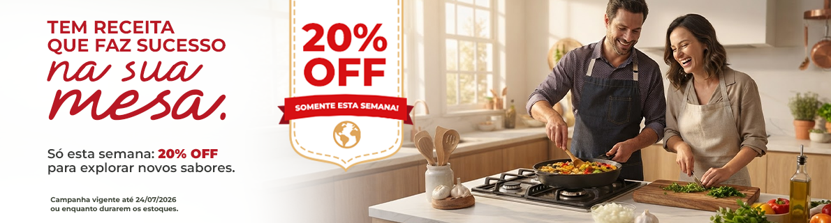 20% OFF VM toda a linha
